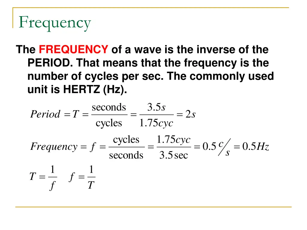 frequency
