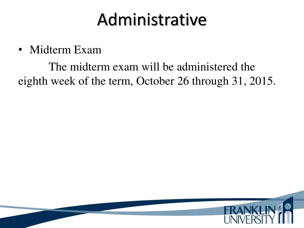 administrative