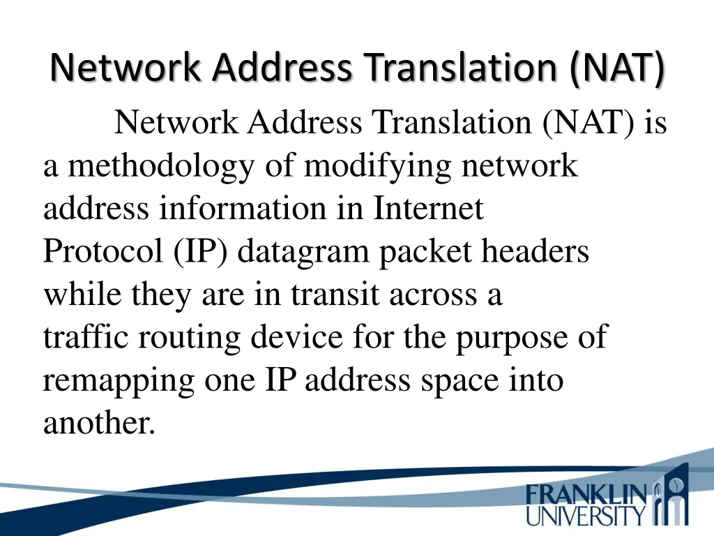 network address translation nat network address