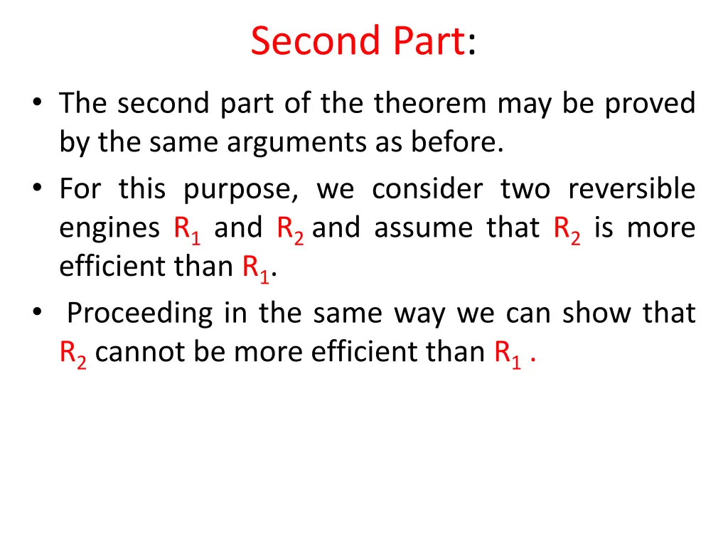 second part