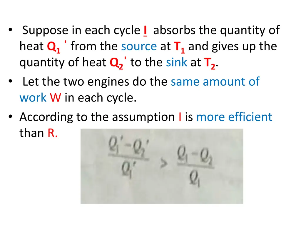 suppose in each cycle i absorbs the quantity