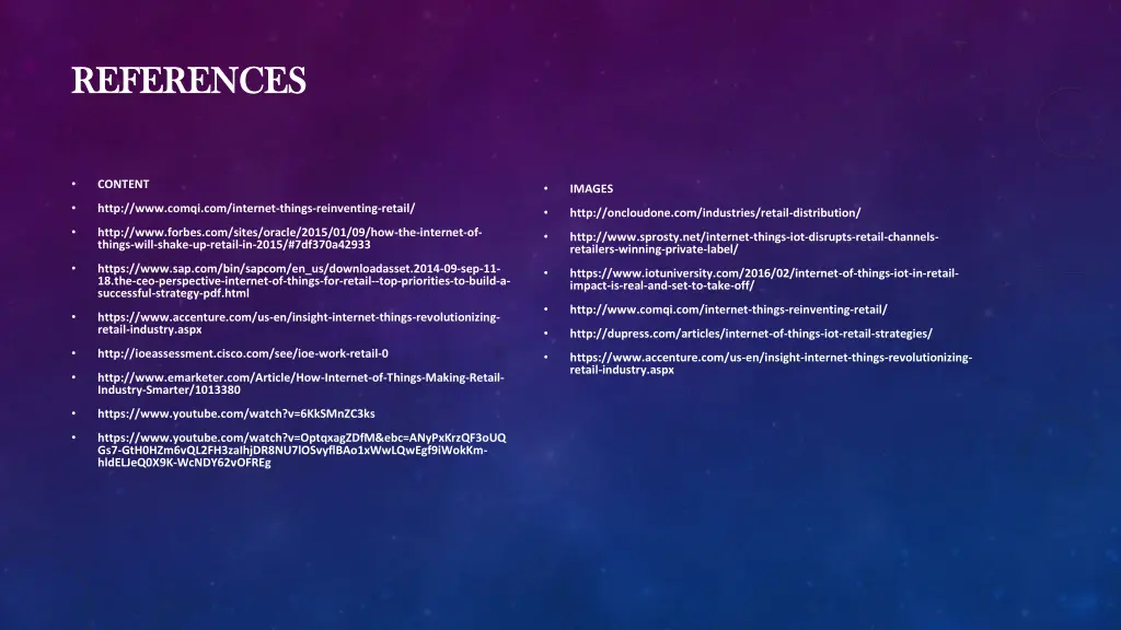 references references