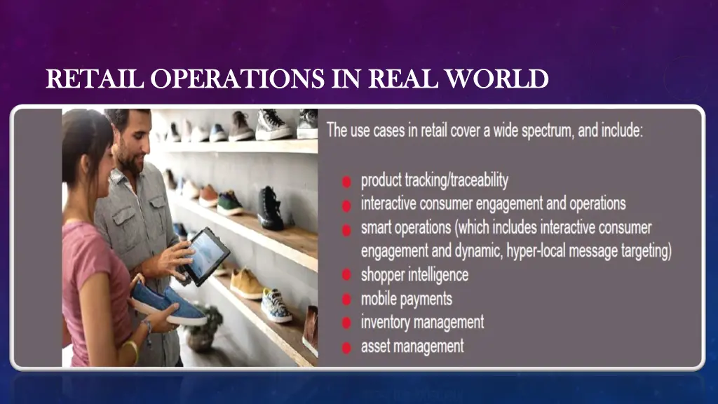 retail operations in real world retail operations
