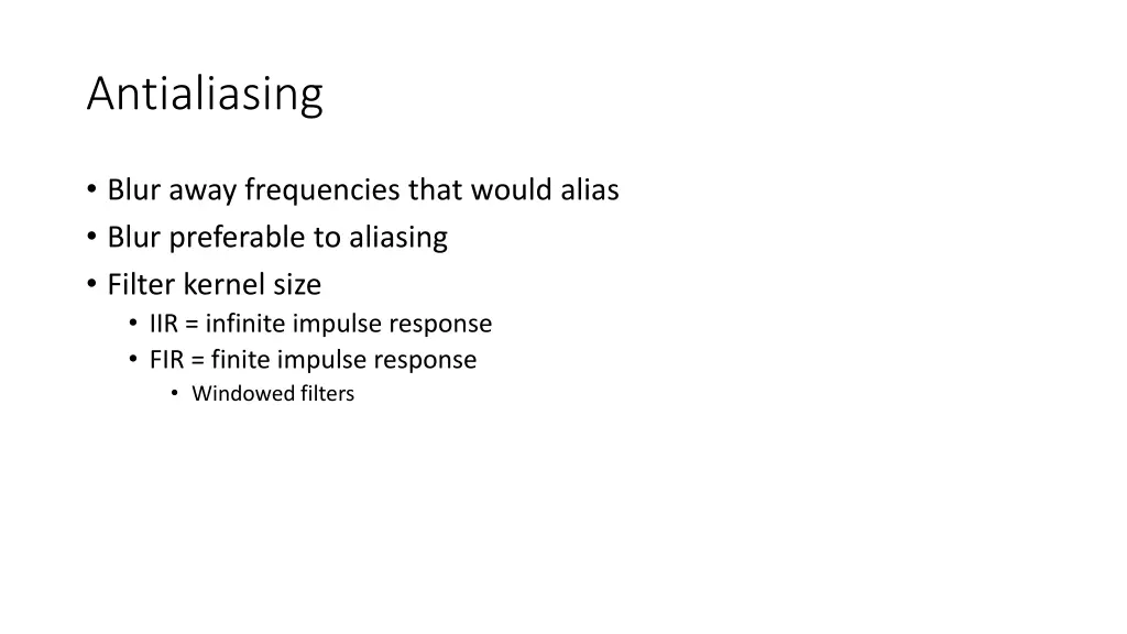 antialiasing