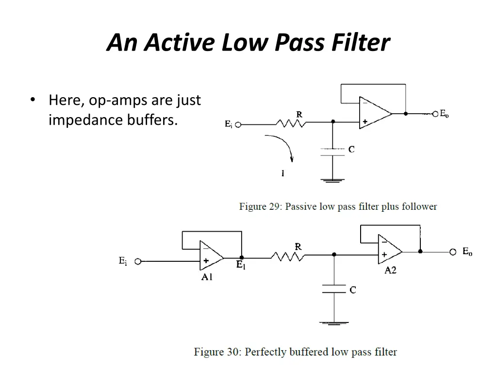 an active low pass filter