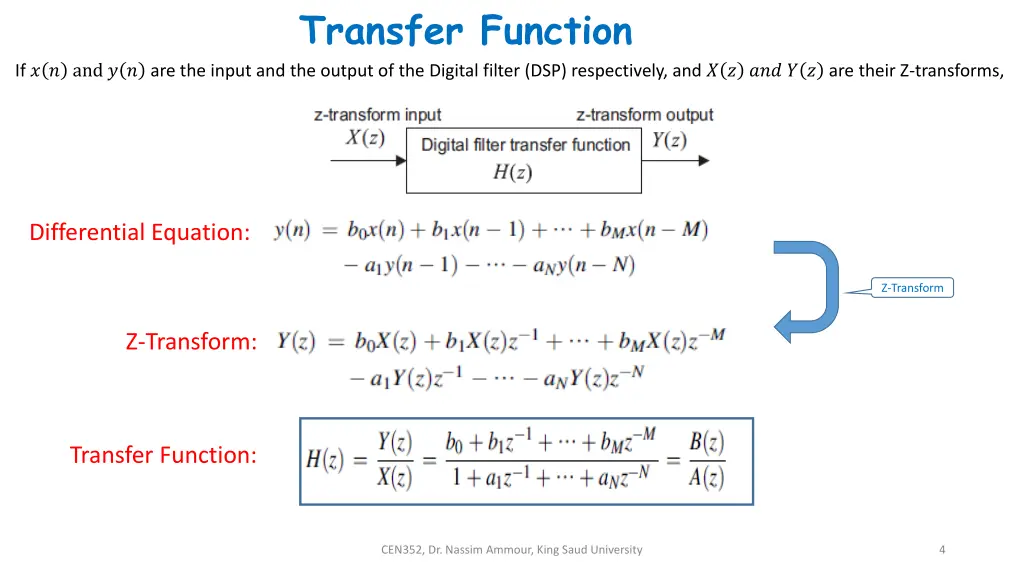 transfer function
