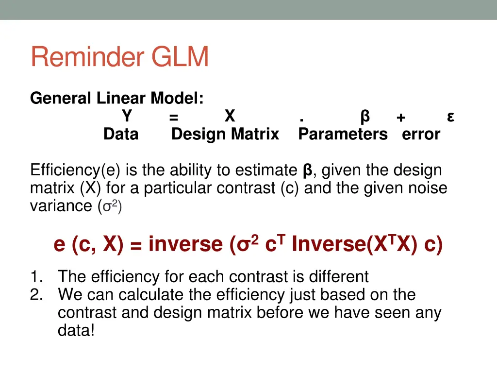 reminder glm
