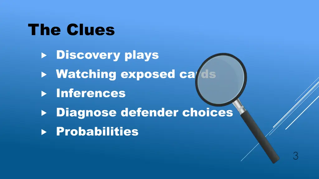 the clues