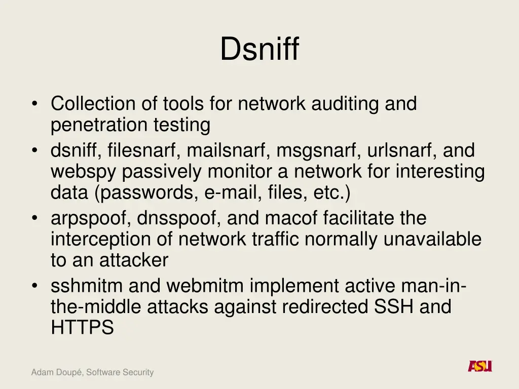 dsniff