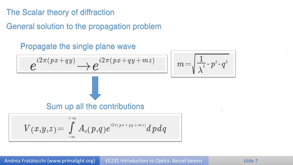 the scalar theory of diffraction 5