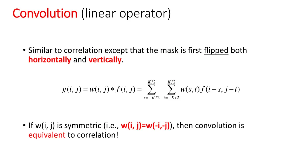 convolution convolution linear operator