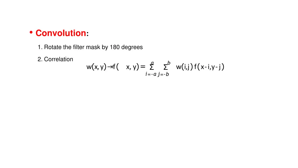convolution