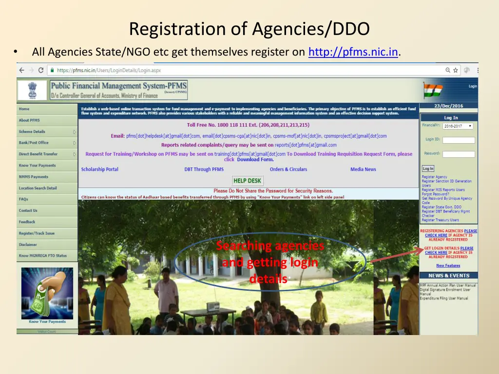 registration of agencies ddo