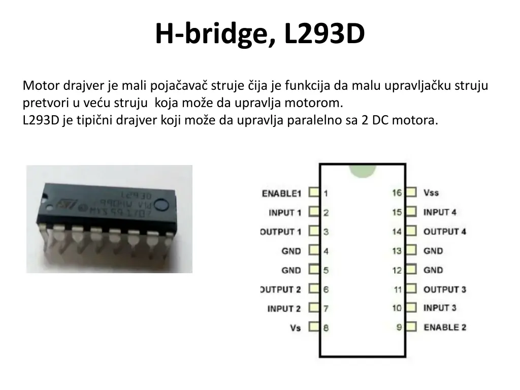 h bridge l293d