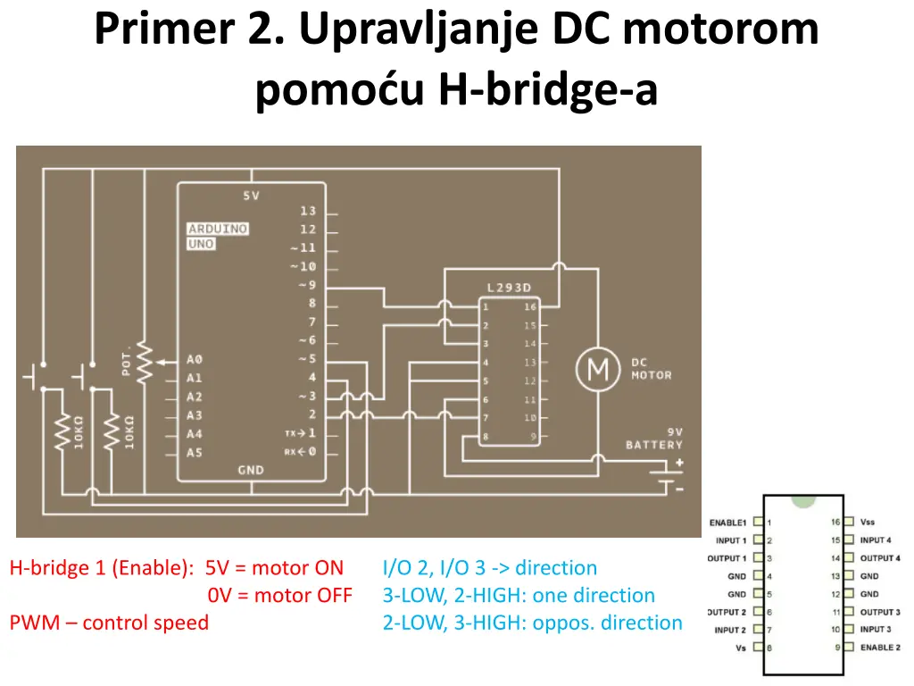 primer 2 upravljanje dc motorom pomo u h bridge a 1