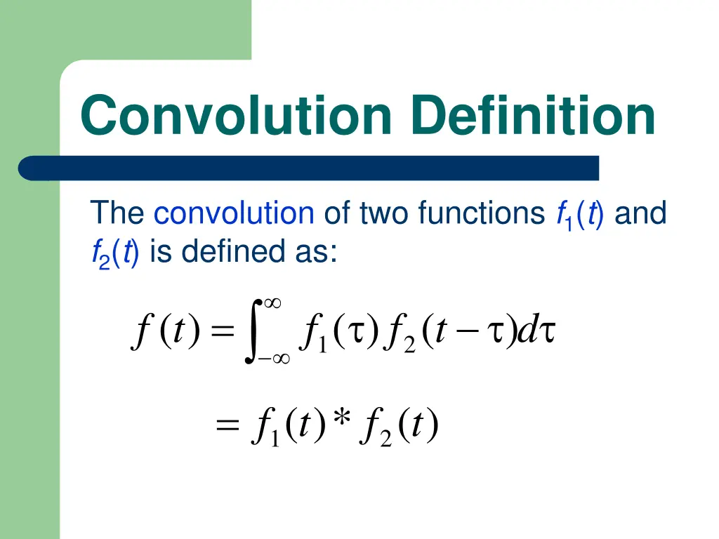convolution definition