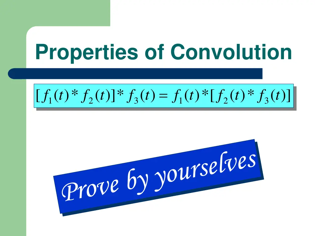 properties of convolution 2