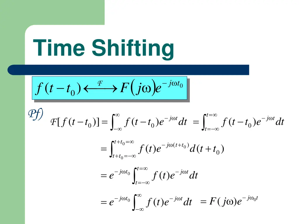 time shifting
