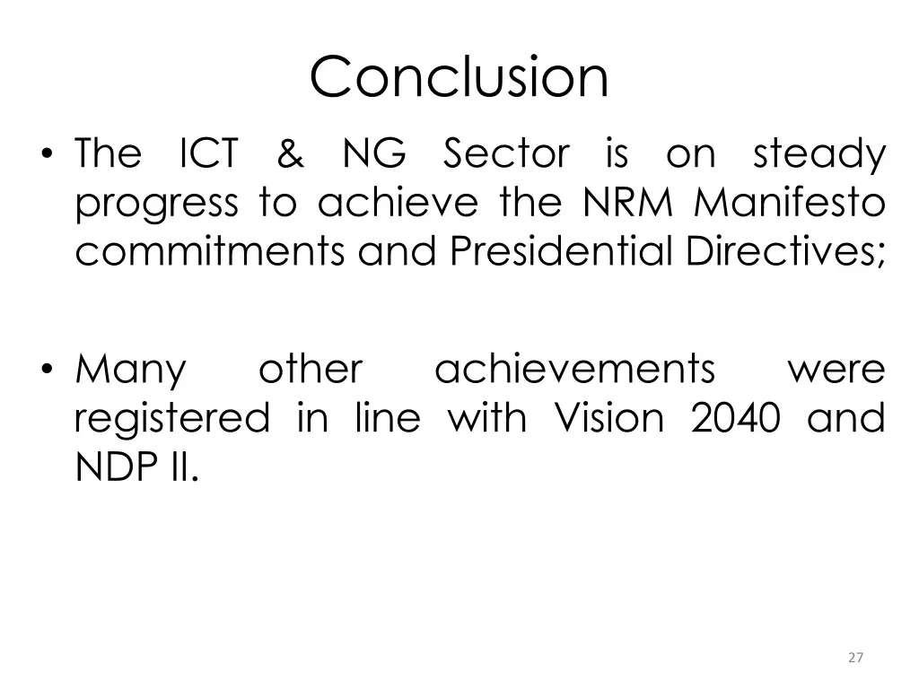 conclusion