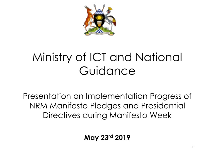 ministry of ict and national guidance