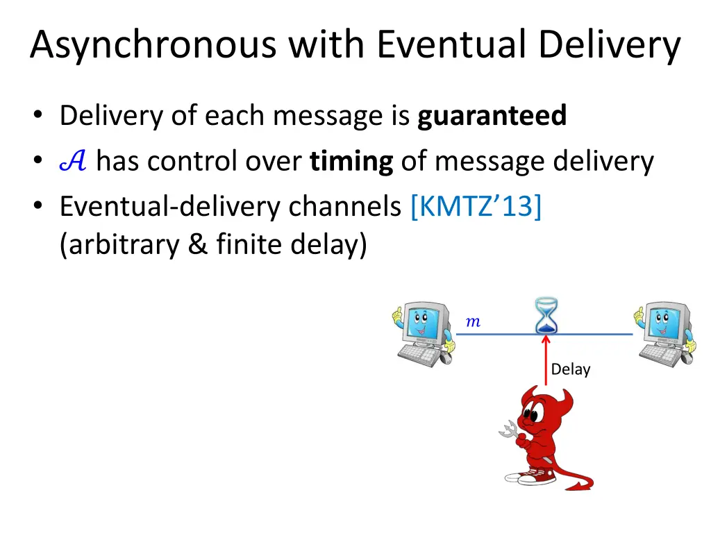 asynchronous with eventual delivery