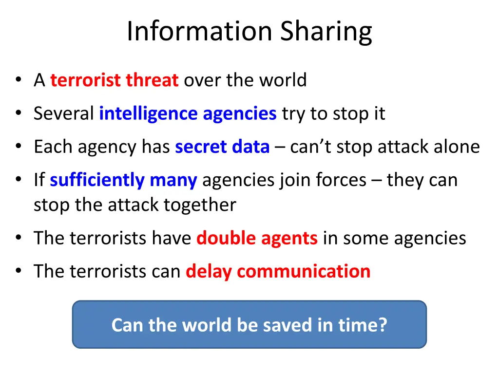 information sharing