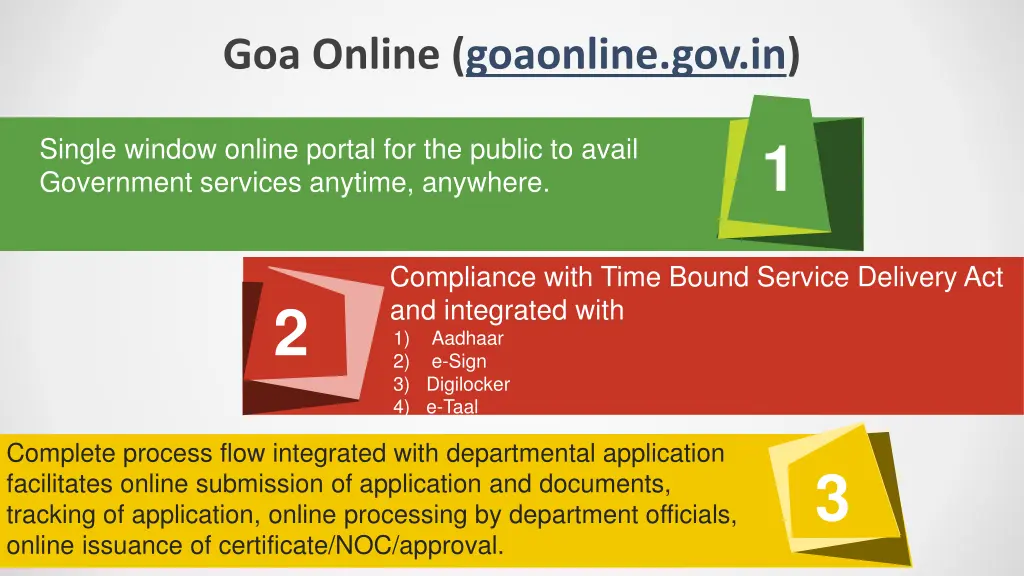 goa online goaonline gov in