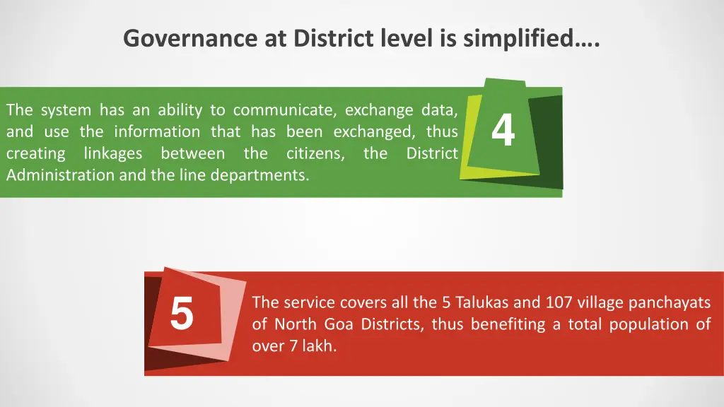 governance at district level is simplified 1