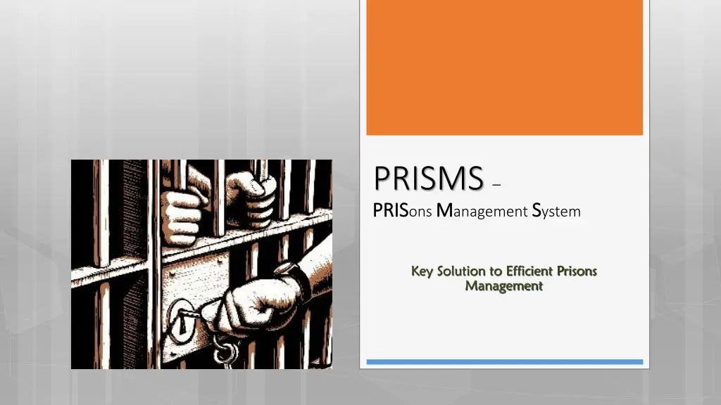 prisms pris pris ons m m anagement s s ystem