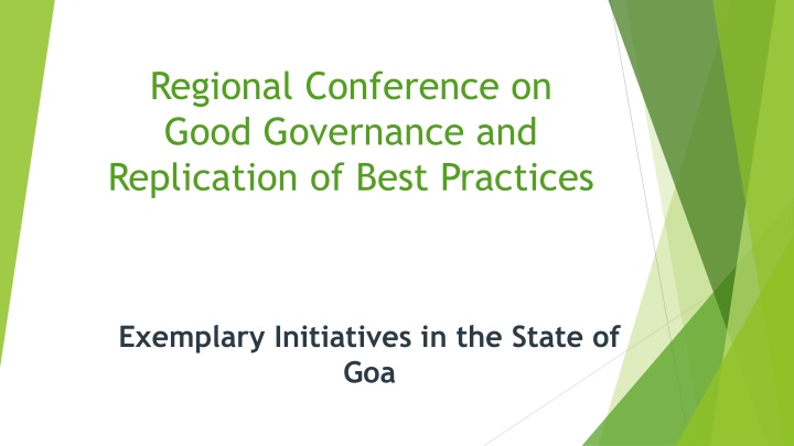 regional conference on good governance