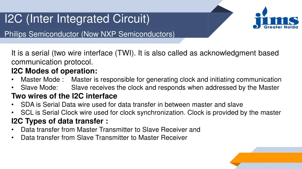 i2c inter integrated circuit 1