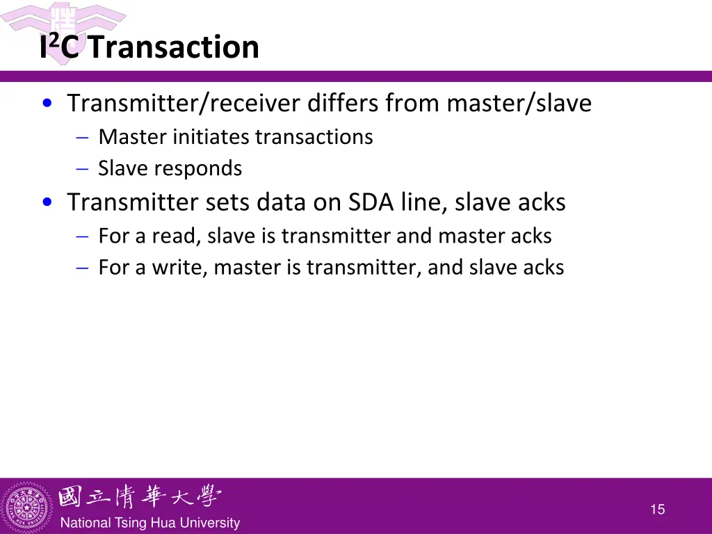 i 2 c transaction
