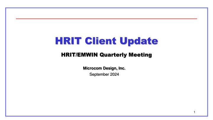 hrit client update