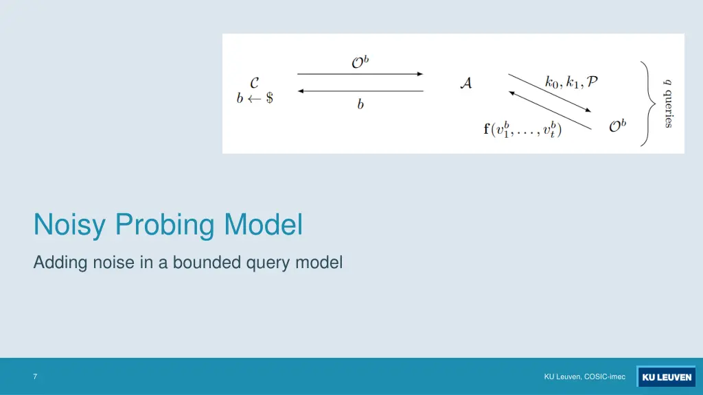 noisy probing model