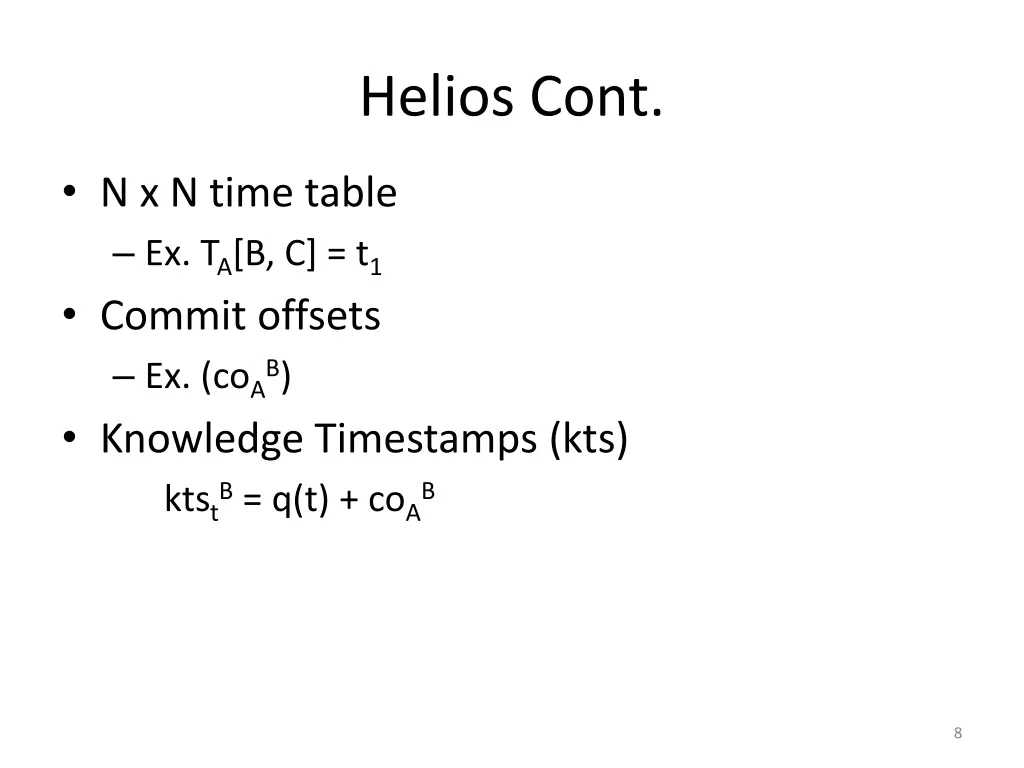 helios cont