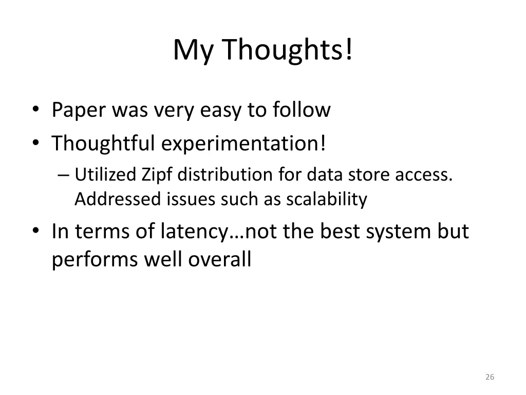 my thoughts