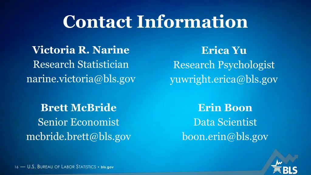 contact information