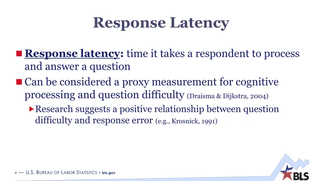 response latency