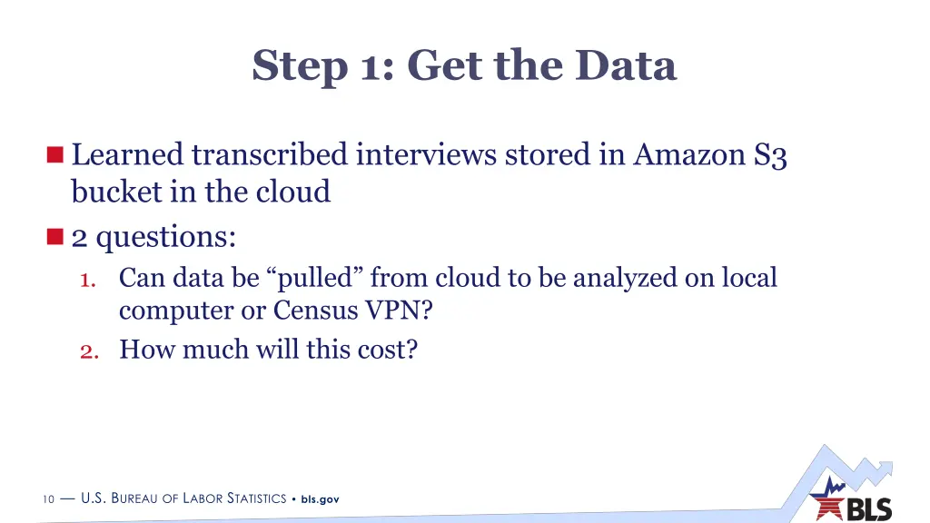 step 1 get the data