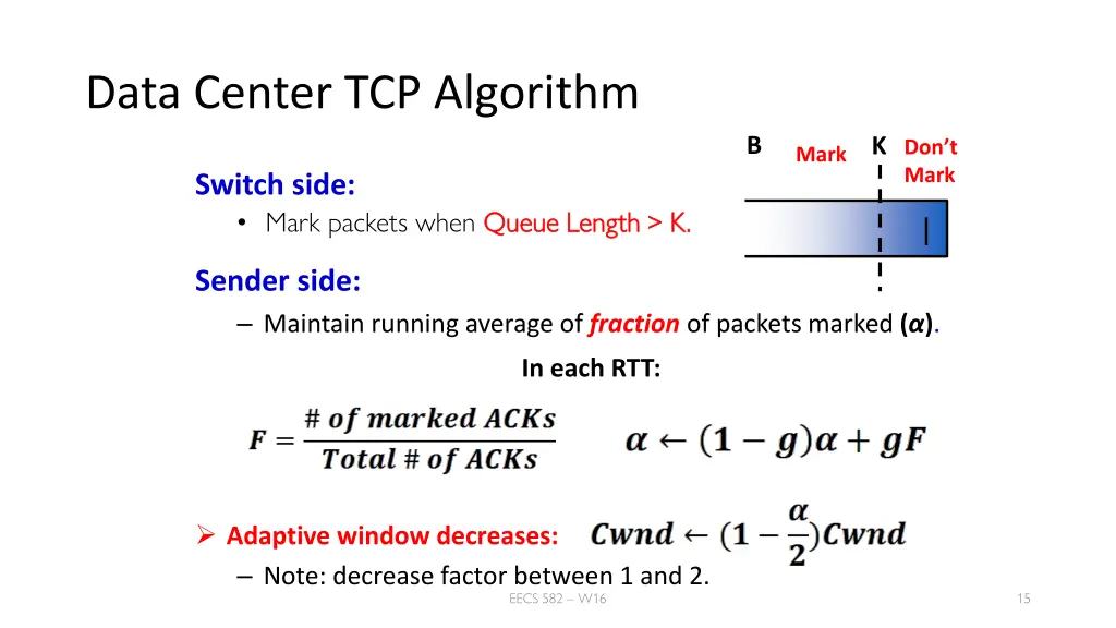 data center tcp algorithm