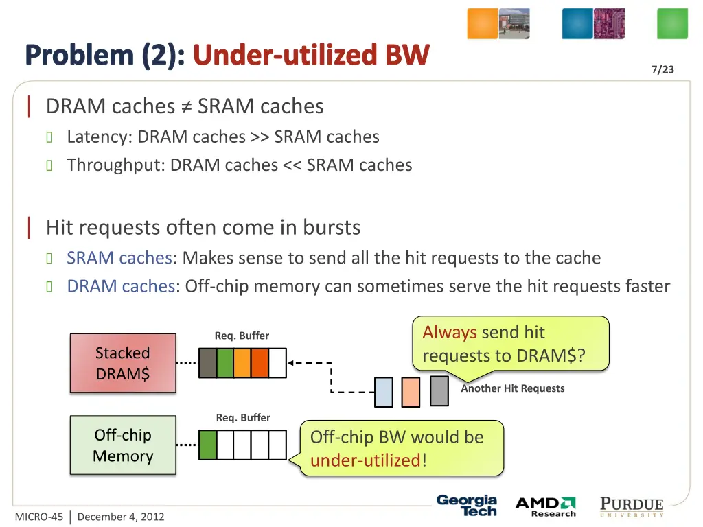 problem 2 under utilized bw