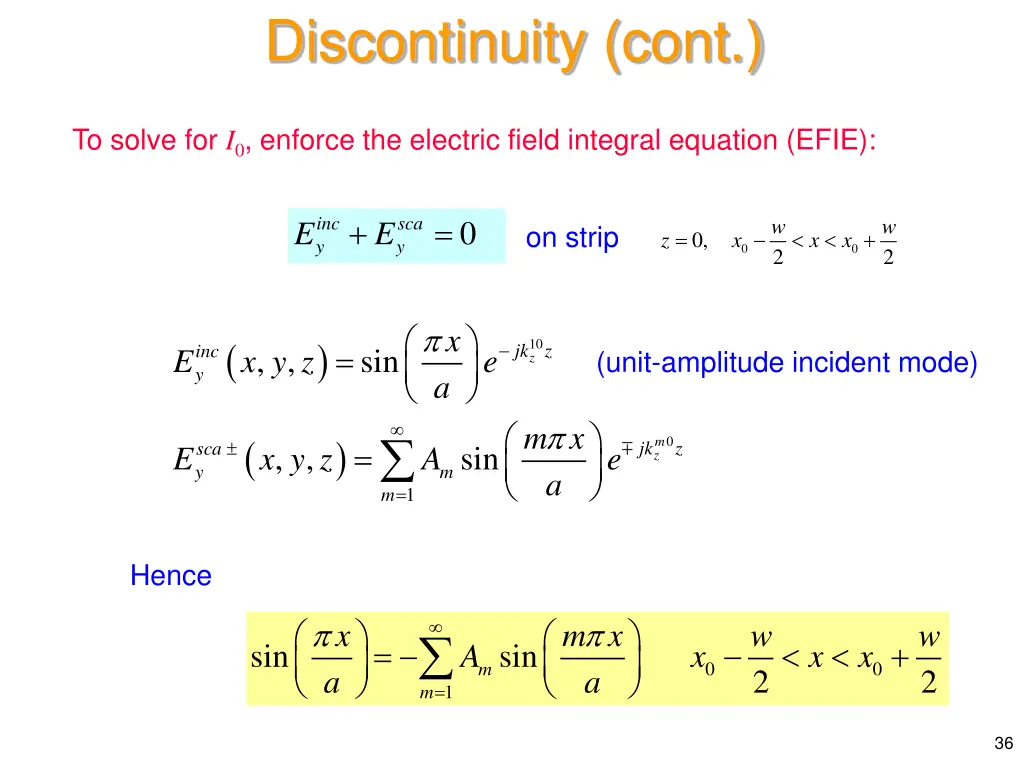 discontinuity cont 11