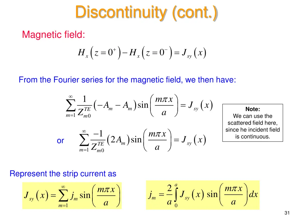 discontinuity cont 6