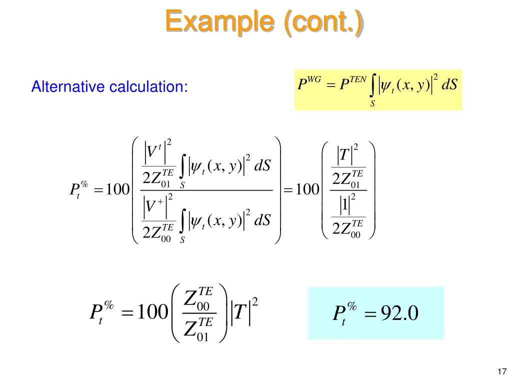 example cont 1