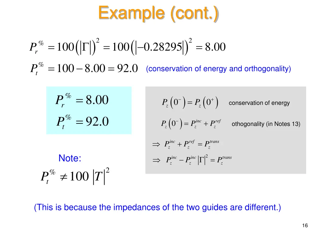 example cont