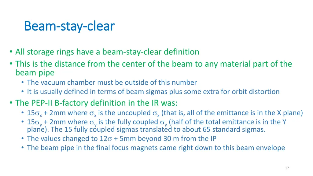 beam beam stay