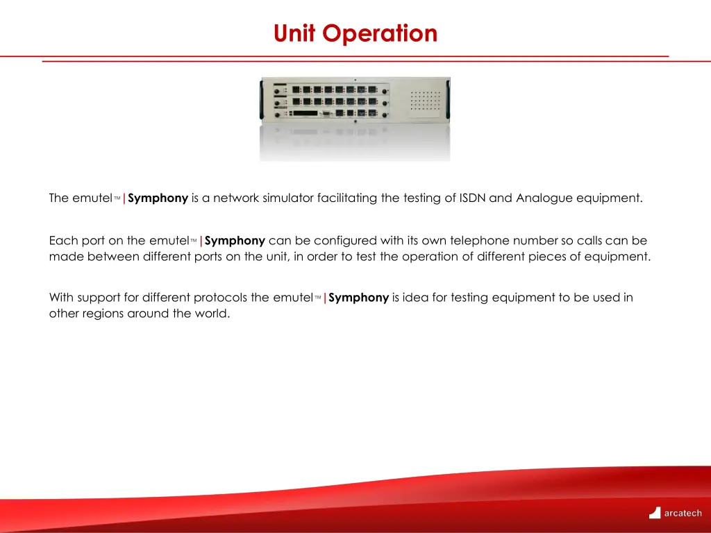 unit operation