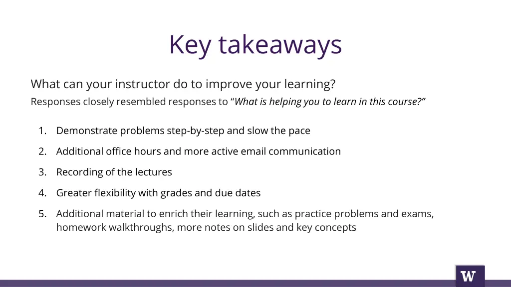 key takeaways 2