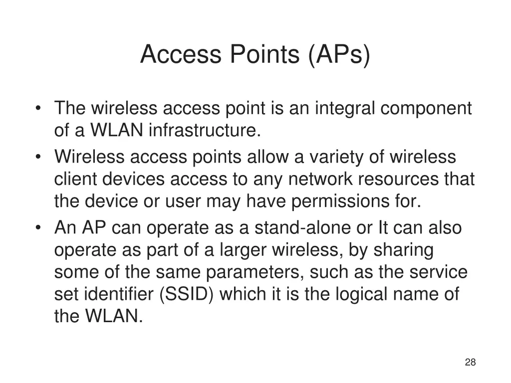 access points aps