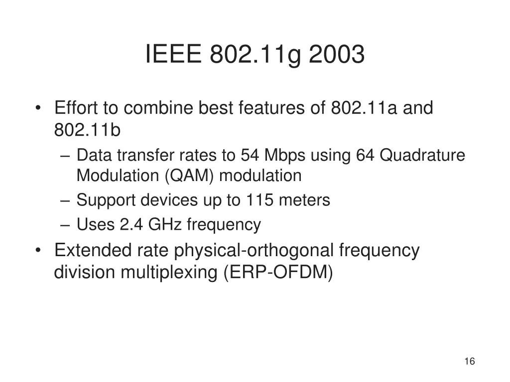 ieee 802 11g 2003